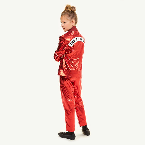 Red Jaguar Manifesto Suit Jacket MODEL BACK
