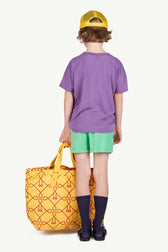 Purple Rooster T-Shirt MODEL BACK