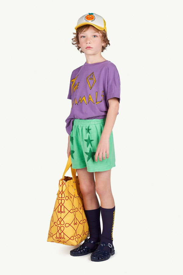 Purple Rooster T-Shirt MODEL FRONT