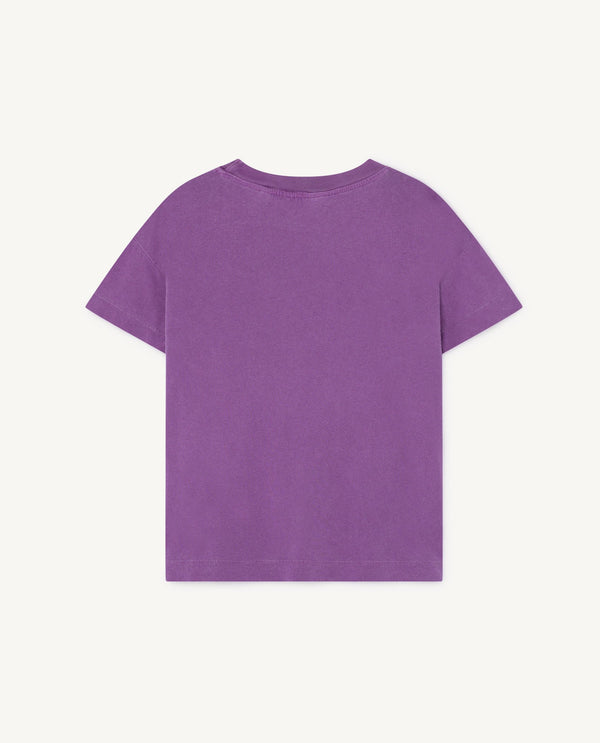 Purple Rooster T-Shirt PRODUCT BACK