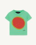 Green Rooster Baby T-Shirt