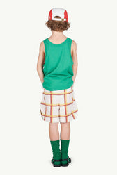 Green Frog Tank Top MODEL BACK