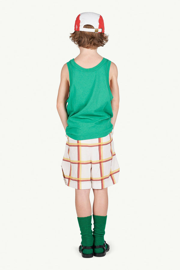 Green Frog Tank Top MODEL BACK