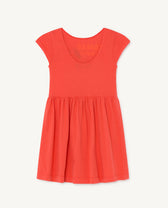 Red Butterfly Dress PRODUCT BACK