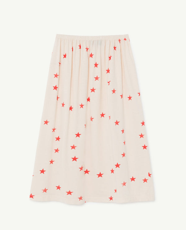 White Ladybug Skirt PRODUCT BACK