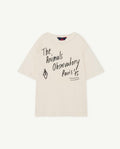 White Oversize Rooster T-Shirt