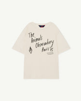 White Oversize Rooster T-Shirt PRODUCT FRONT