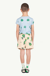 Pale Blue Hippo T-Shirt MODEL BACK