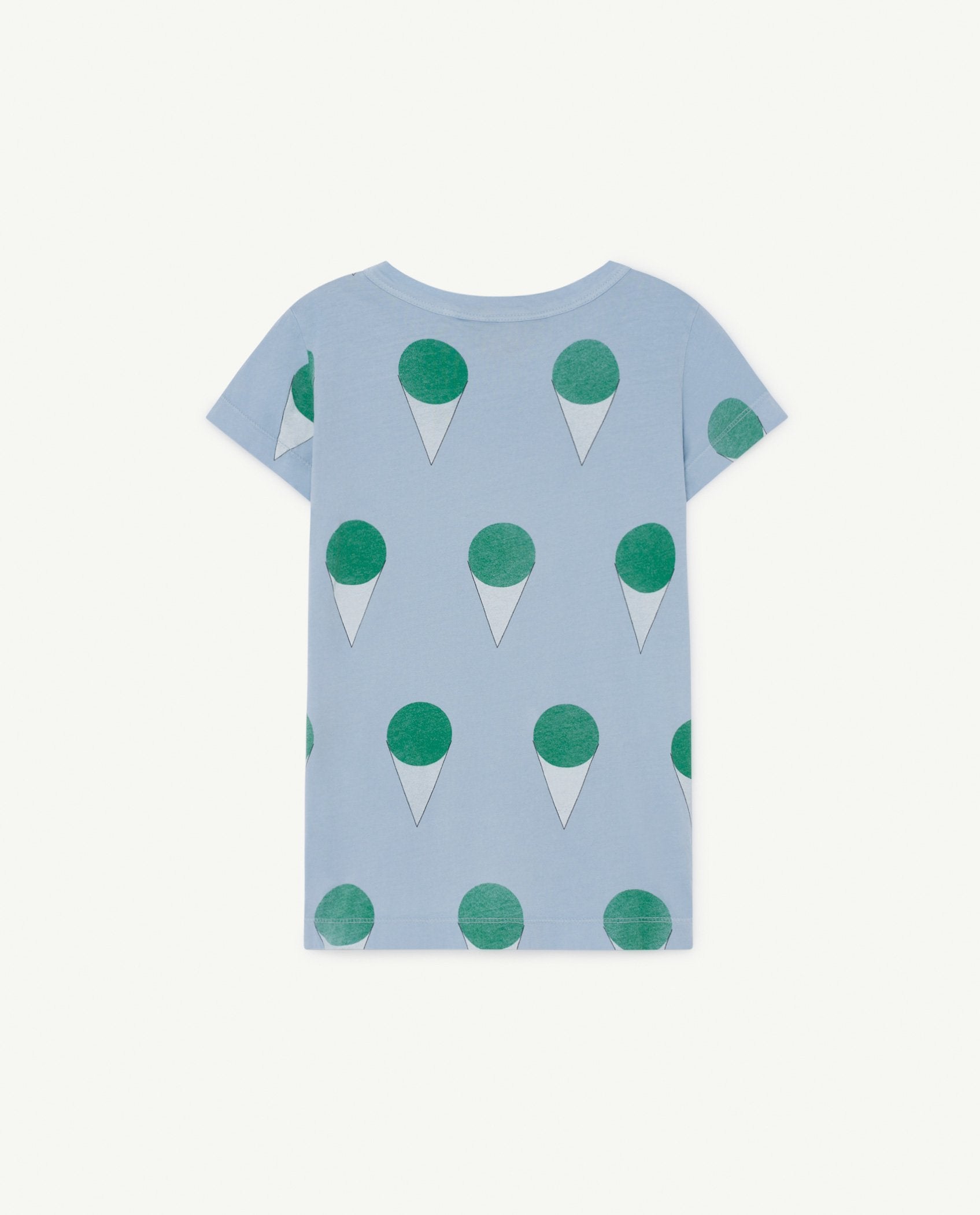 Pale Blue Hippo T-Shirt PRODUCT BACK