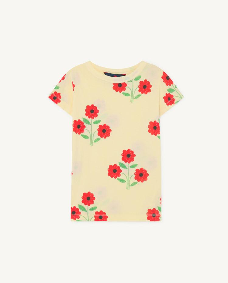 Flower Hippo T-Shirt COVER
