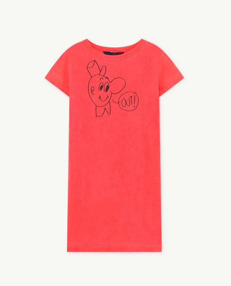 Red Gorilla T-Shirt Dress COVER