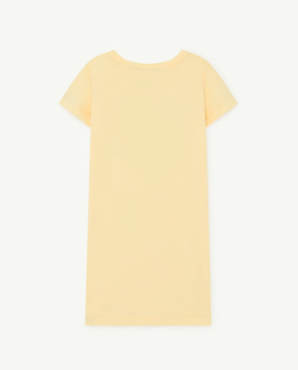 White Gorilla T-Shirt Dress PRODUCT BACK