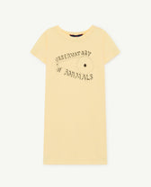 White Gorilla T-Shirt Dress PRODUCT FRONT