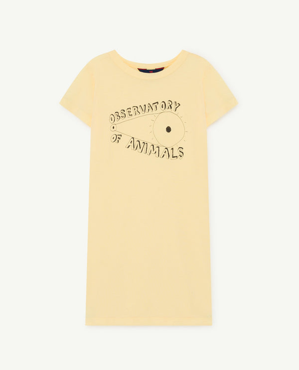 White Gorilla T-Shirt Dress PRODUCT FRONT