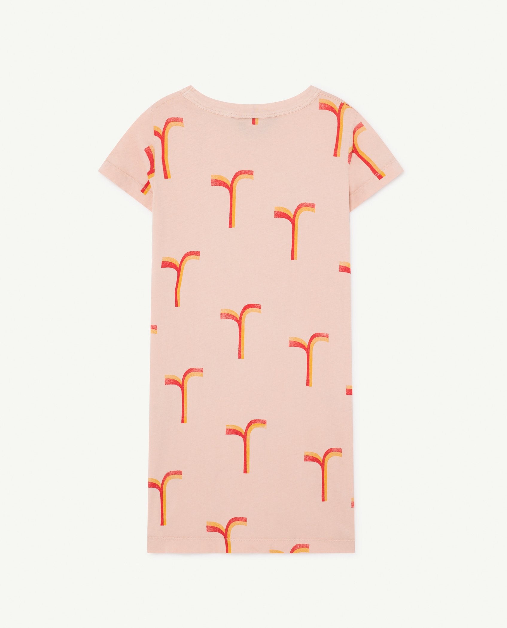 Pink Gorilla T-Shirt Dress PRODUCT BACK