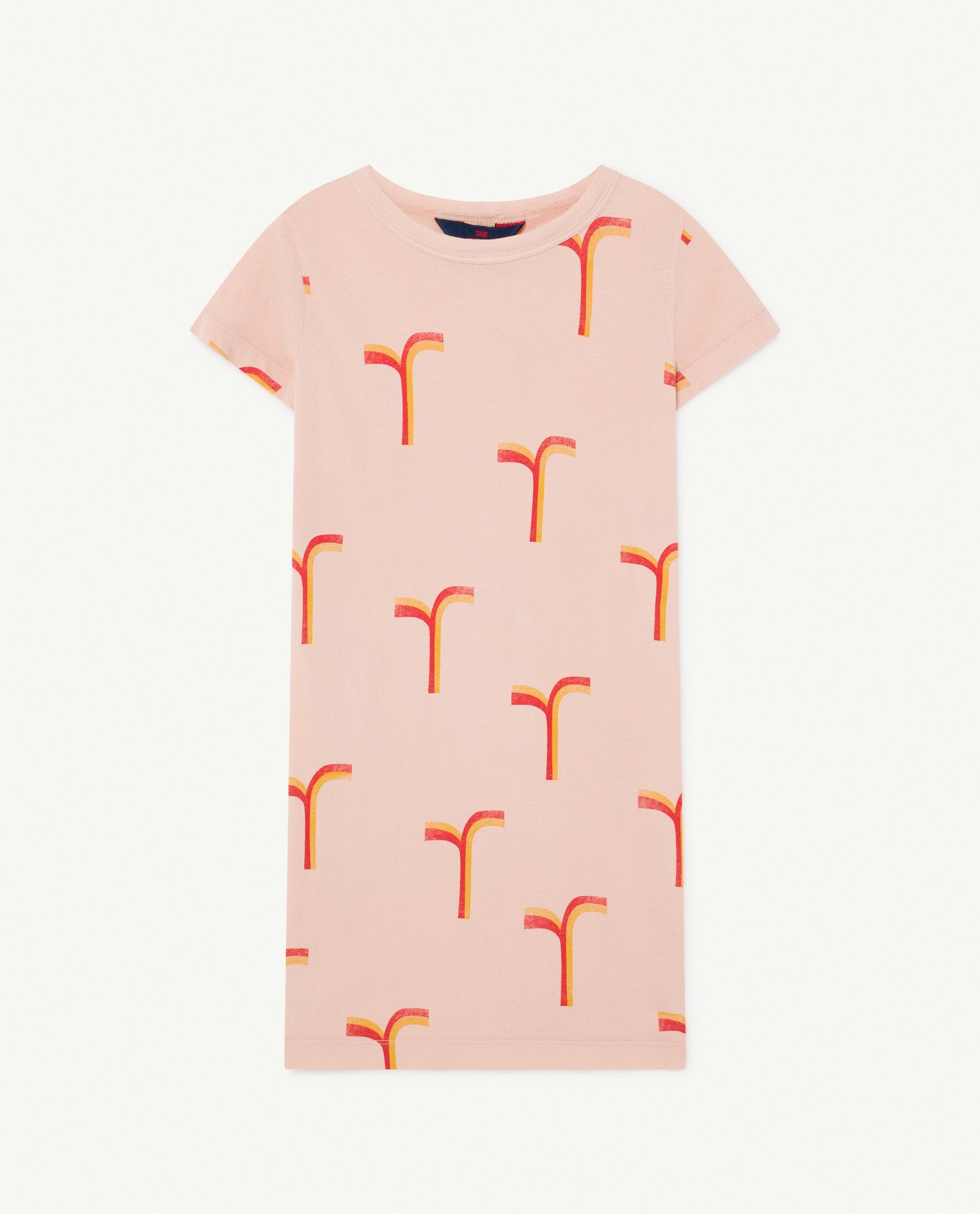 Pink Gorilla T-Shirt Dress PRODUCT FRONT