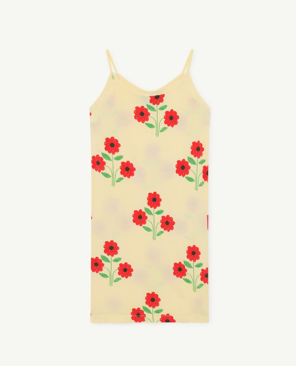 Flower Gazelle Dress PRODUCT BACK
