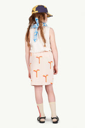 Pink Kitten Skirt MODEL BACK