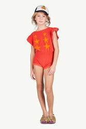 Red Koala Jumpsuit MODEL FRONT