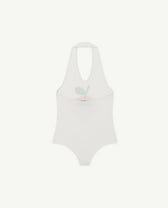 White Fish Swimsuit PRODUCT BACK