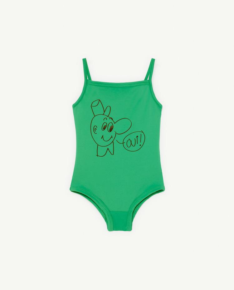 Green Octopus Swimsuit COVER