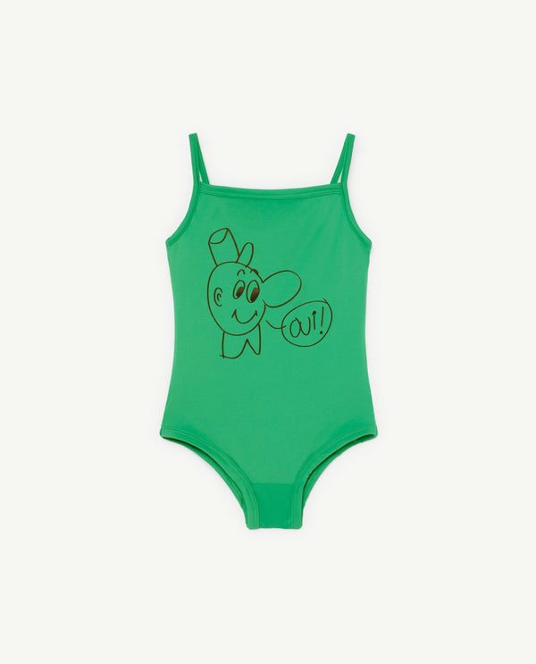 Green Octopus Swimsuit PRODUCT FRONT