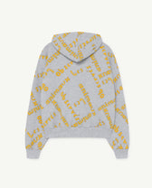 Grey Seahorse Sweatshirt PRODUCT BACK