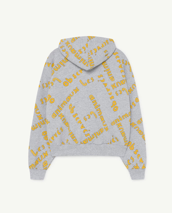Grey Seahorse Sweatshirt PRODUCT BACK
