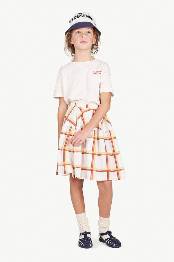 Checkered Turkey Skirt MODEL FRONT