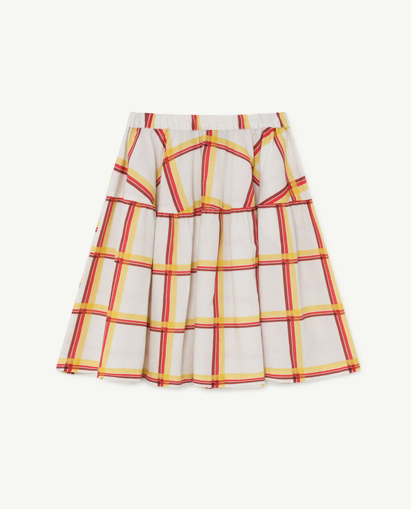 Checkered Turkey Skirt PRODUCT BACK