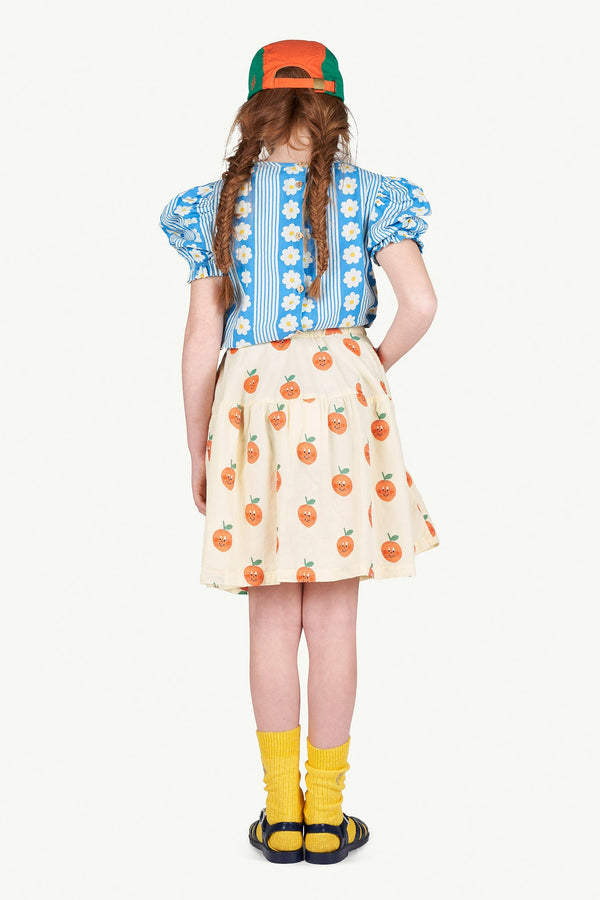 Fruit Turkey Skirt MODEL BACK