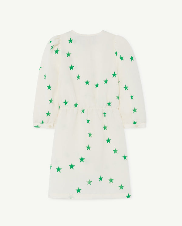 White Tortoise Dress PRODUCT BACK
