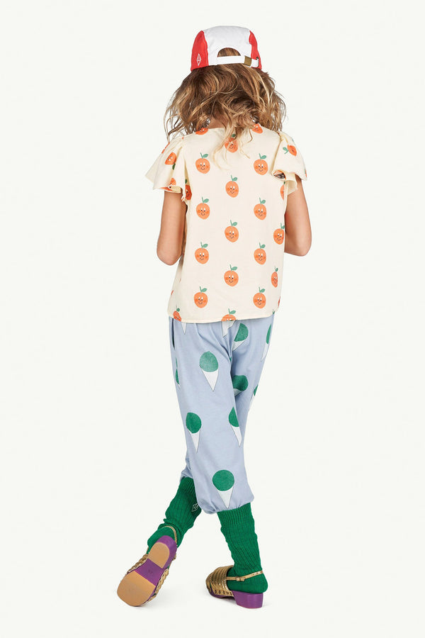 Fruit Parakeet Blouse MODEL BACK