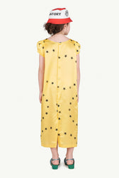 Yellow Giraffe Dress MODEL BACK