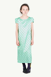Green Giraffe Dress MODEL FRONT