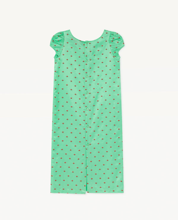 Green Giraffe Dress PRODUCT BACK