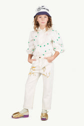 White Gadfly Blouse MODEL FRONT