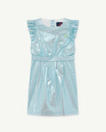 Blue Shiny Weasel Dress