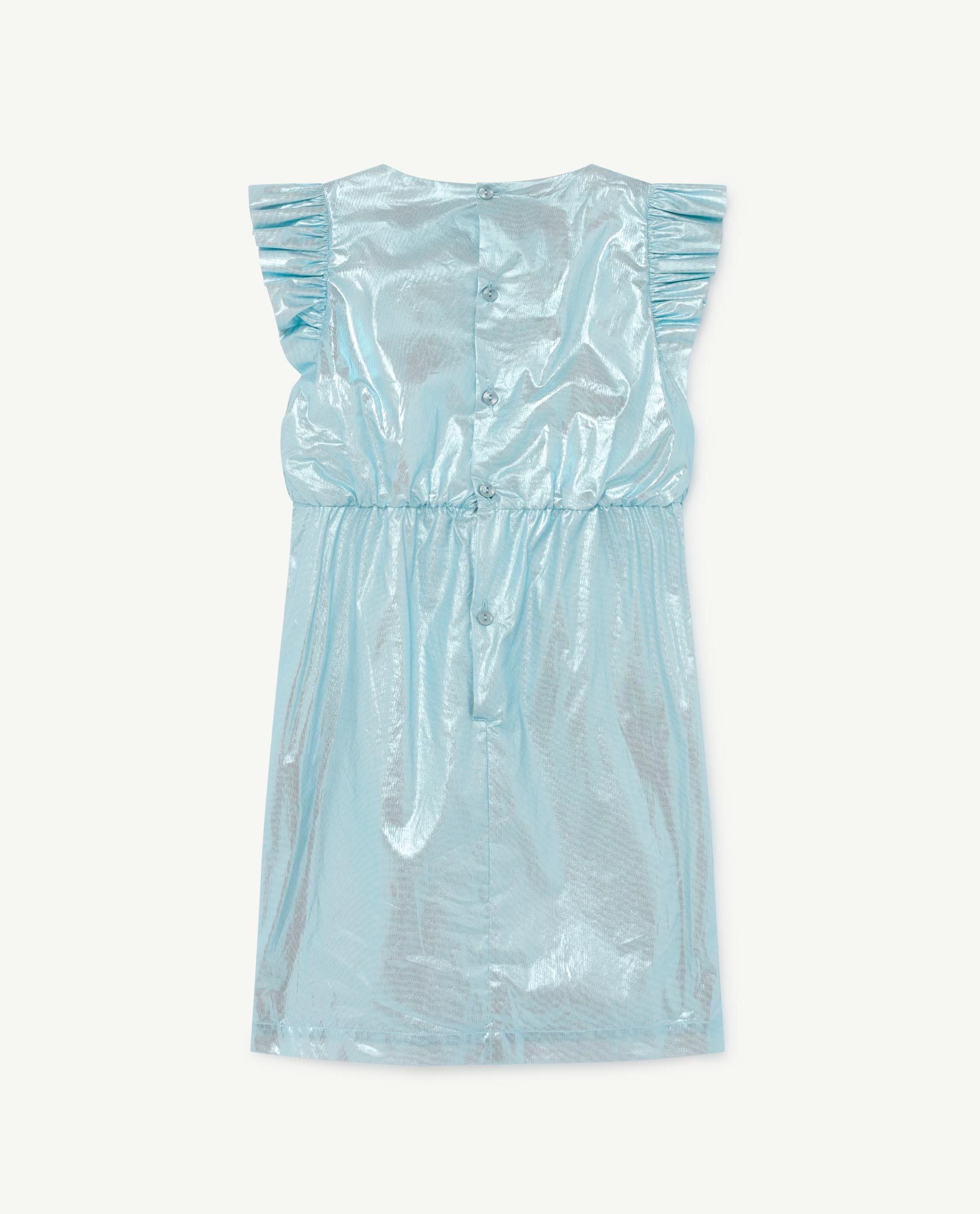 Blue Shiny Weasel Dress PRODUCT BACK