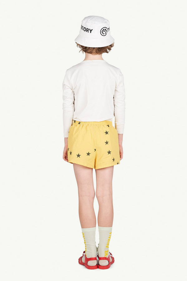 Yellow Puppy Swimsuit MODEL BACK