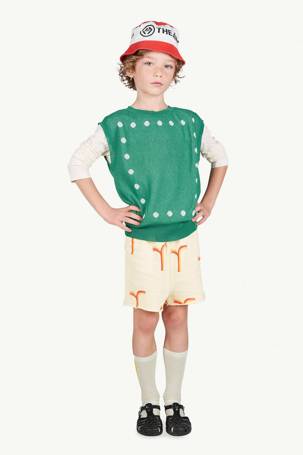 White Worm Socks MODEL FRONT