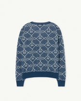 Blue Racoon Cardigan PRODUCT BACK