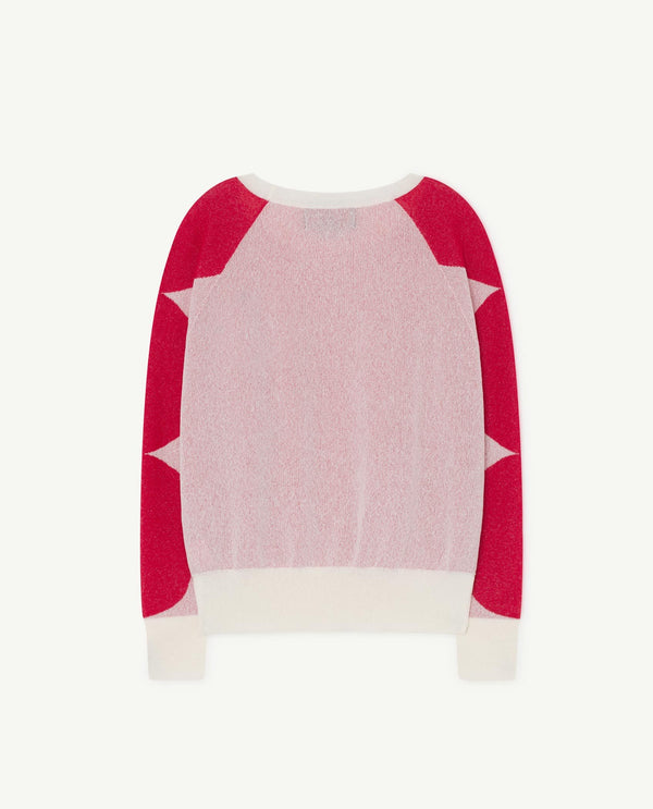 White Dot Bull Sweater PRODUCT BACK