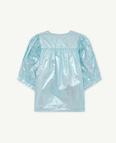 Blue Shiny Weasel Shirt PRODUCT BACK