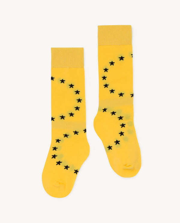 Yellow Hen Socks PRODUCT FRONT