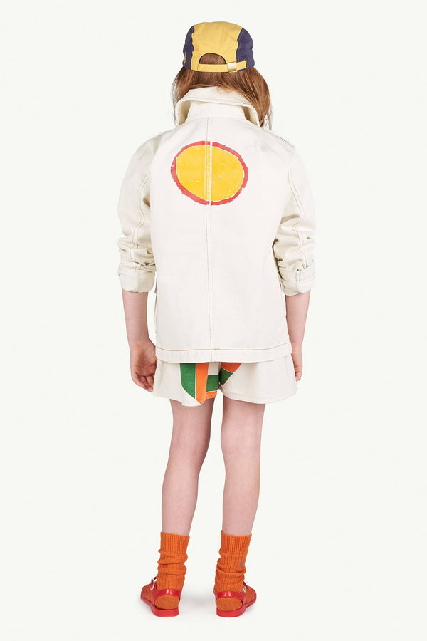 White Lion Jacket MODEL BACK