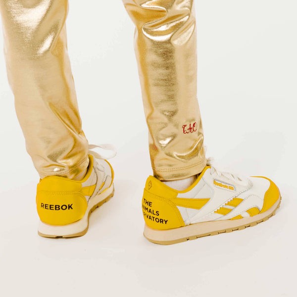 Reebok x The Animals Observatory Classic Nylon Yellow Kid MODEL BACK