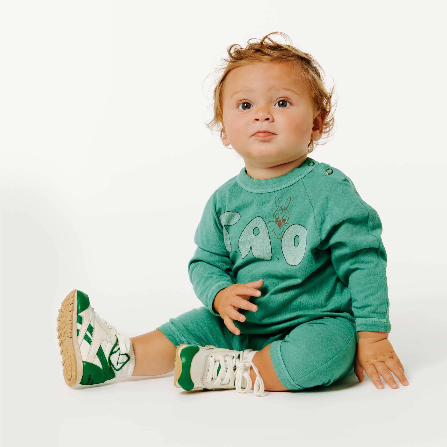 Reebok x The Animals Observatory Classic Nylon Green Baby MODEL FRONT