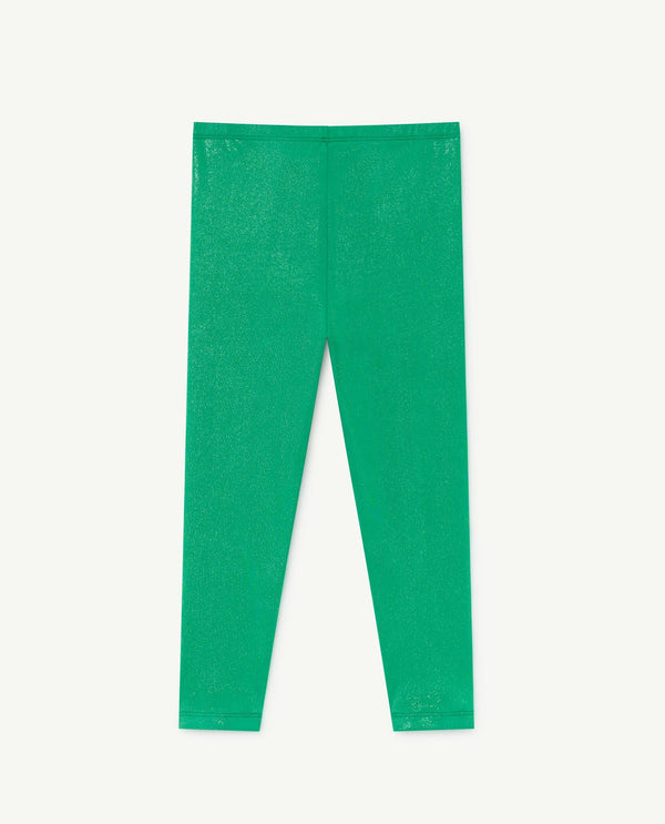 Bright Green Alligator Leggings PRODUCT BACK