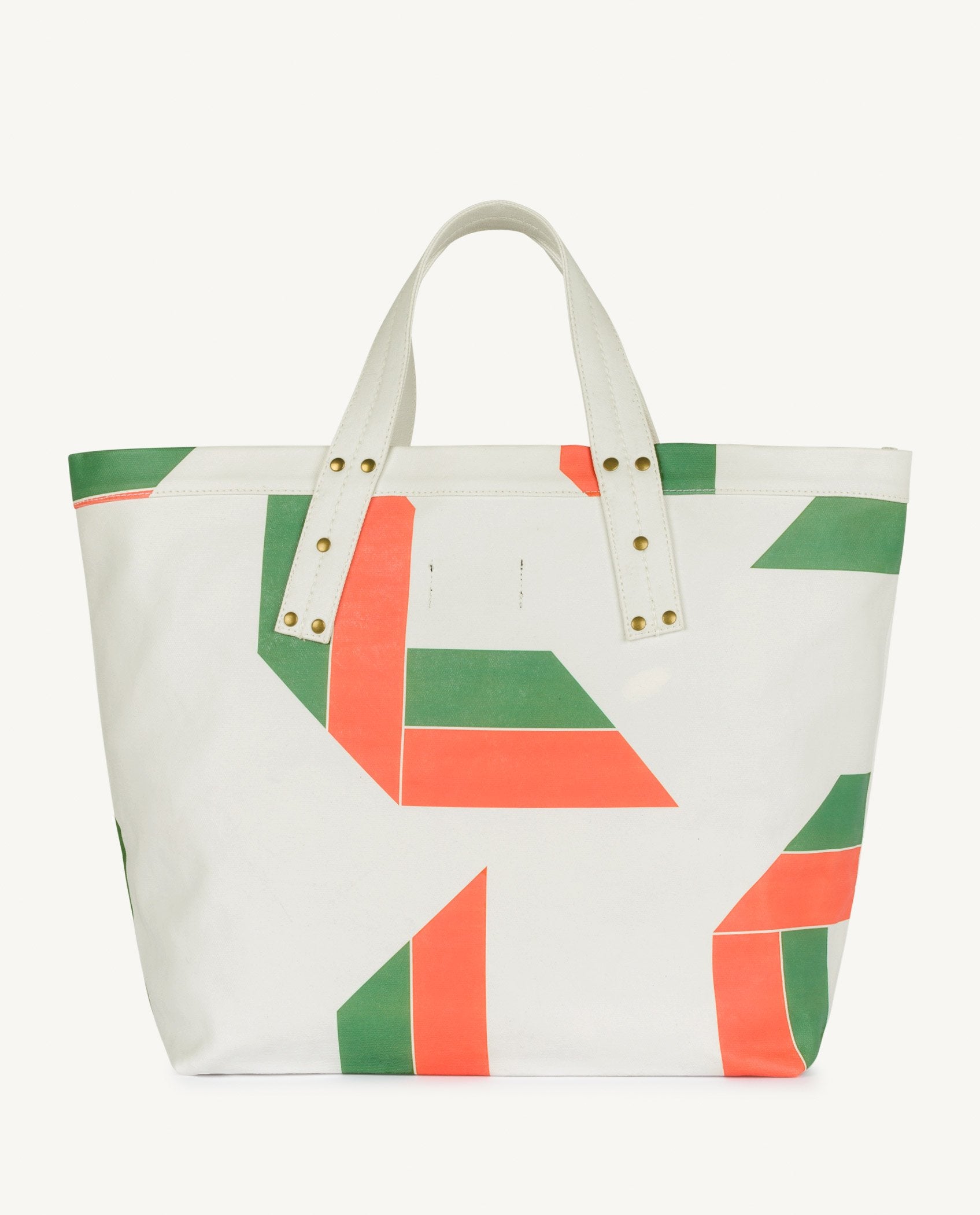 White Canvas Tote Bag PRODUCT BACK